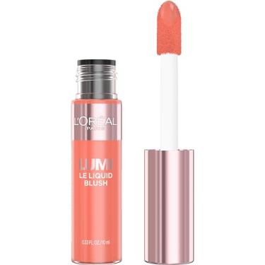 Imagem de L'Oreal Paris True Match Lumi Le Liquid Blush, fórmula de blush leve e intensa com pigmentos líquidos, coral rico em orvalho, 0,33 ml