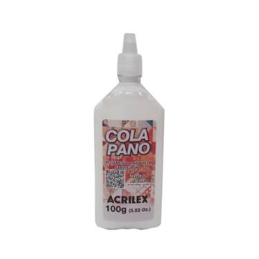 Imagem de Cola Pano Acrilex p/ Tecidos de Algodão 100g Pronta para uso