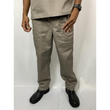 Imagem de Calça REFORÇADA de Brim Pesado Uniforme Profissional de Trabalho Para 