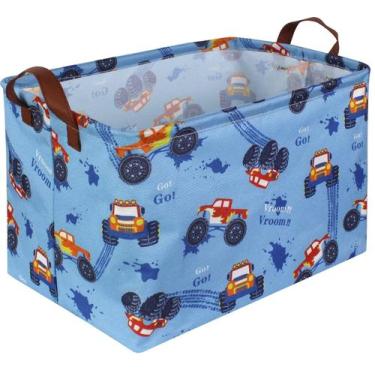 Imagem de Cesta de armazenamento Sanjiaofen Retangular Monster Trucks Kids