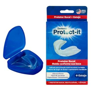 Imagem de Protetor bucal anti-bruxismo Dentemp Protect-It - 1 un