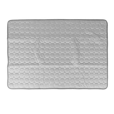 Imagem de Pet Mat Cooling Dog Cat Pad Respirável Pet Bed Mat Confortável Filhote de cachorro Gatinho Dormir Almofada Pet Summer Bed Pad (62 * 50cm)
