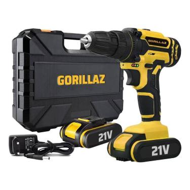 Imagem de Furadeira Parafusadeira 2 Baterias C/Maleta 21V Bivolt