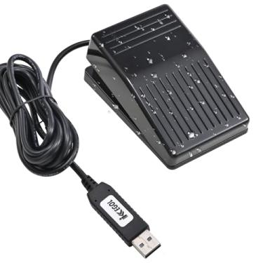 Imagem de iKKEGOL Pedal USB atualizado, IP37 à prova d'água, pedal de controle mãos-livres, pedal programável de um teclado, mouse de jogo para transcrição, jogos, virador de página de trabalho, interruptor