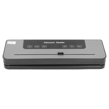 Imagem de Generic Máquina de Selador de Vácuo, Tempo Eficiente Salvamento de Alimentos Automáticos Selador Seco Modos úmidos Economia de Espaço para Cozinha (Plugue da UE 100-240V)