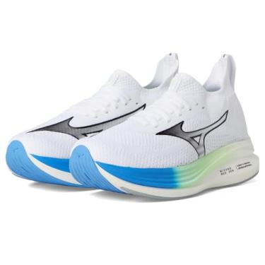 Imagem de Mizuno Tênis de corrida masculino Neo Zen, Branco-fronteira azul, 42