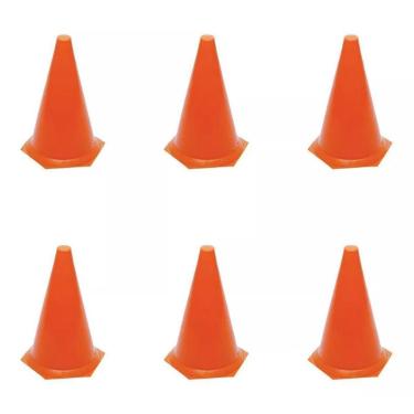 Imagem de Cone Scalibu 24cm Borracha Flexível Kit Com 6 Unidades-Masculino