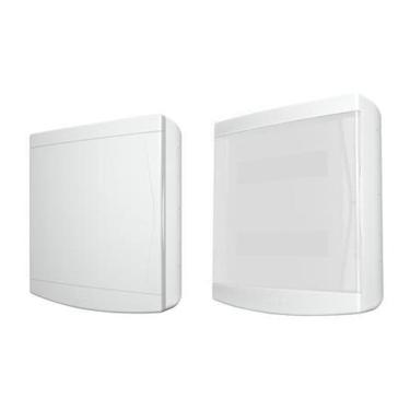 Imagem de Quadro de Distribuição Sobrepor Para 18/24 Disjuntores Com Barramento Porta Branca - 33.04.859.9 - TIGRE