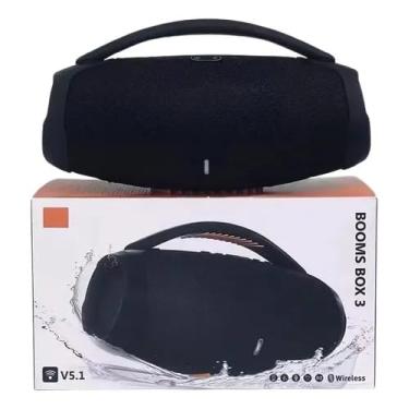 Imagem de Caixa de Som Boombox3 Bluetooth 5.3 40W Portátil com Entrada USB e Bateria Recarregável 33 cm