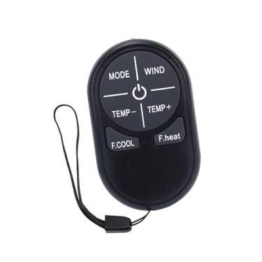 Imagem de BaotyJie Controle remoto universal AC multifuncional, interface simples em inglês, controlador de ar condicionado com cordão para casa de idosos, Sem Exibição