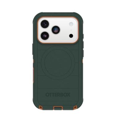 Imagem de OtterBox Capa para iPhone 17 Pro Defender Pro Series - Intriga verde - Capa para iPhone resistente, robusta e durável, encaixa no MagSafe
