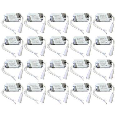 Imagem de 20 Driver Led Reator Fonte Para Plafon 4w A 6w (7w) Bivolt - Speed