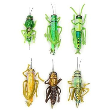 Imagem de YZD Coleção de moscas de pesca com mosca de salmão sortido de ninfa úmida seca com caixa de mosca, kits de iscas de moscas de pesca com mosca (19-A-D-02 15 peças)