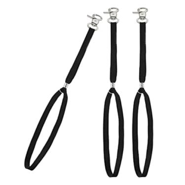 Imagem de Baoblaze Pet Breathing Belly Strap Leash Band Band Banding Band Band portátil Ajustável Cão de banho de cachorro para cachorrinho Corte de banheira CAT HOME, Preto