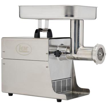 Imagem de Products Moedor de carne elétrico Big Bite de aço inoxidável, LEM, Prateado