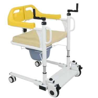 Imagem de Cadeira de Transferência 3 em 1 Mobilidade Segurança Idosos Cadeirantes Acamados 120kg