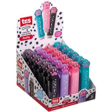 Imagem de Borracha Caneta FLUFFY PETS 4 Cores - Summit