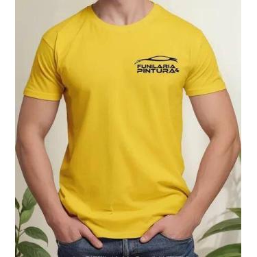 Imagem de Camisa Camiseta Masculina Feminina Algodão Uniforme Profissional Traba