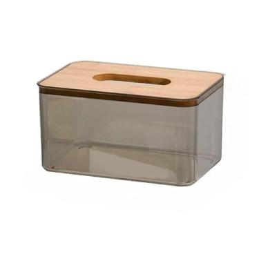 Imagem de Porta Lenço de Papel, Suporte para Papel Higiênico, Acessório de Banheiro à Prova D'água em Plástico(1,RETANGULO MINO)