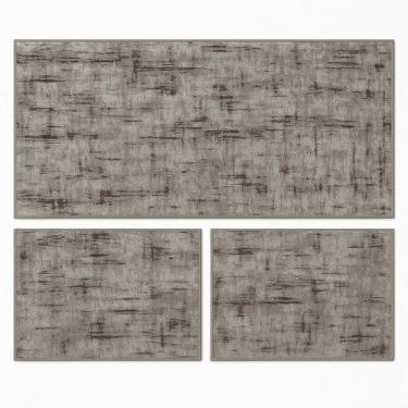 Imagem de Kit Passadeira Tapete Cozinha 3 Peças Antiderrapante Decorativo Confor