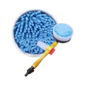 Imagem de Esfregão Vassoura Rotativa Limpeza Domestica Carro Placa Solar