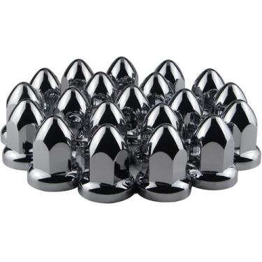Imagem de Lug Nut Covers IbroPrat Chrome 33 mm para caminhões semi x20