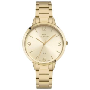 Imagem de Relógio Technos Feminino Ref: 2035nbc/1x Elegance Dourado