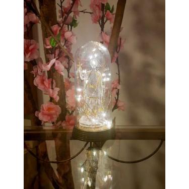 Imagem de Luminária Imagem SANTO EXPEDITO  DAS Causas Urgentes com Redoma e Luze