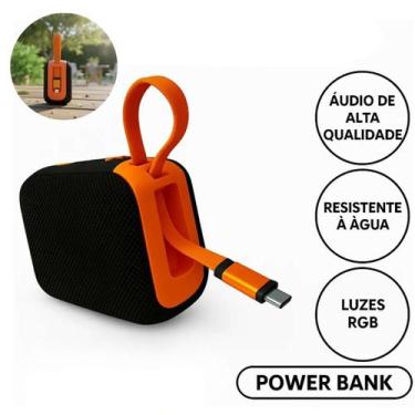 Imagem de Caixa de som potente com função 2 em 1 - Rick Imports