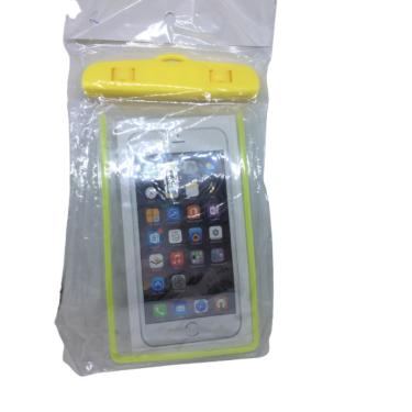 Imagem de Capa Bolsa WATERPROOF P/ Celular a Prova D?água Impermeável Universal Amarelo - SMILE