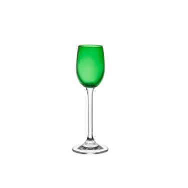 Imagem de Taça de Cristal para Licor Gastro Verde 65 ml 6 Peças