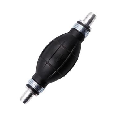 Imagem de Bomba De Combustível Manual Universal De Borracha E Alumínio Com Linha