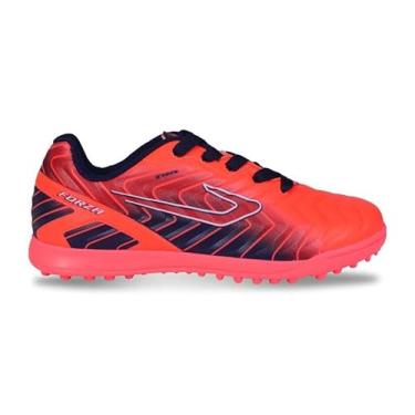 Imagem de Chuteira Topper Forza Iv infantil Society Coral/Marinho,35