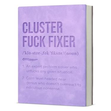 Imagem de Caderno de escritório engraçado, presente de agradecimento para supervisor de chefe, supervisor de gerente, fixador de cluster, caderno de escrita - roxo