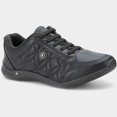 Imagem de Tênis Kolosh Calce Fácil Relevo Feminino - Preto, 36