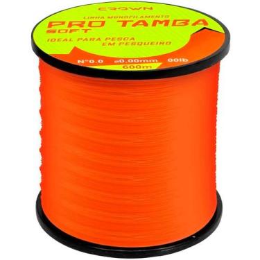 Imagem de Linha Monofilamento Crown Pro Tamba Soft Orange 27lb (0,37mm - 600m)