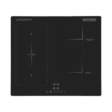 Imagem de Cooktop Indução 4 Zonas Full Zone Power Booster Black Decker 220V Pret