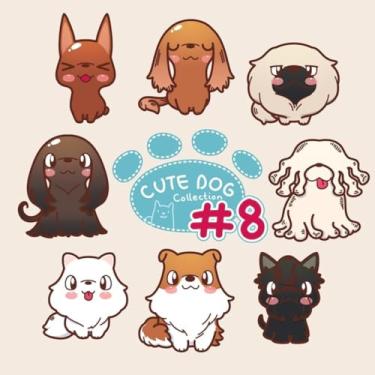 Imagem de Adesivo de Parede Infantil Tema Animais Kawai Decorativo para Quarto e Cadernos 50x50cm