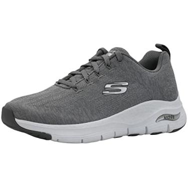 Imagem de Skechers Tênis feminino Arch Fit Comfy Wave, cinza, tamanho 41, Cinza, 39