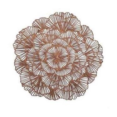 Imagem de Kit Jogo Americano Sousplat Mesa Posta Jantar Design Brilhante com 2 4 ou 6 Peças – Elegância e Praticidade(M2 Marrom,Kit 6)