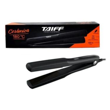 Imagem de Chapinha De Cabelo Taiff Clássica Cerâmica Preta Bivolt, Preto, Bivolt