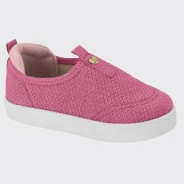 Imagem de Tênis Bebê Meninas Slip On casual Conforto Molekinha 2118.570.25835-Feminino