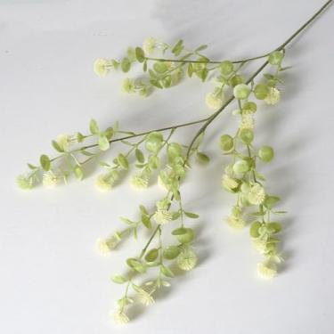 Imagem de 2 peças de guirlanda de flores artificiais – flores de videira com folhas verdes penduradas rosas falsas videira para decoração de quarto parede pano de fundo festa na selva casamentos ao ar livre