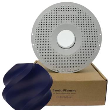 Imagem de Filamento Impressora 3d Bambu Lab ABS 1kg 1,75mm Com Carretel Reutilizável Cor Azul Marinho