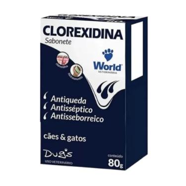 Imagem de Kit 24 Sabonetes Clorexidina Veterinário Antisséptico Cães Gatos Higiene Dermatológico - Caixa Fechada