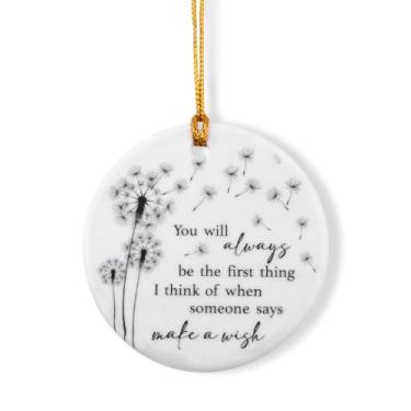 Imagem de Presentes de simpatia para a perda de um ente querido, enfeite de Natal, presentes de memorial para aniversário, membro da família, pai, funeral, luto, lembrança de luto, enfeite para pendurar, ideias