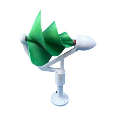 Imagem de Ioensy Gerador de turbina eólica espiral de alta eficiência, peças de reposição profissionais, substitui modelo de gerador eólico espiral para RV, casa e, Verde