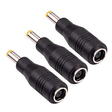 Imagem de KarlKers DC 8 mm (DC7909) fêmea para 5,5 mm x 2,5 mm (DC5525 DC5521) adaptador de conectores macho para estação de energia reserva portátil, pacote com 3 geradores solares, pacote com 3
