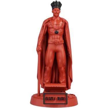 Imagem de Estátua Exu Rei Umbanda Candomblé (Cor Sanguis Obscurus)