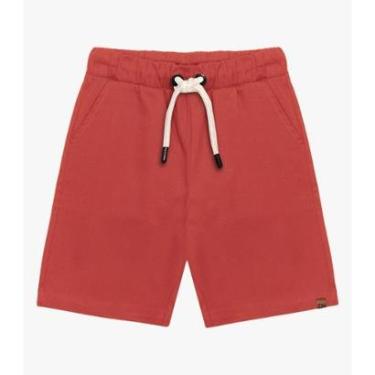 Imagem de Bermuda Infantil Em Sarja Trick Nick Marrom-Masculino